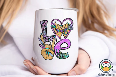 Nail Tech PNG Sublimation Sublimation Owlsome.Designs 