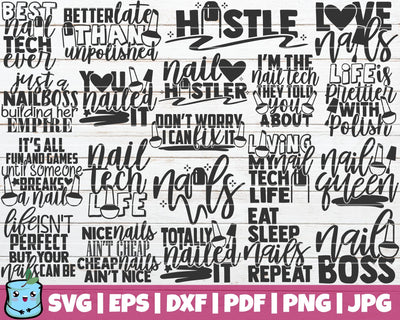 Nails SVG Bundle SVG MintyMarshmallows 