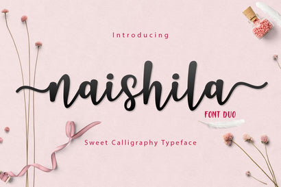 Naishila Font Duo Font Fadeline Std. 