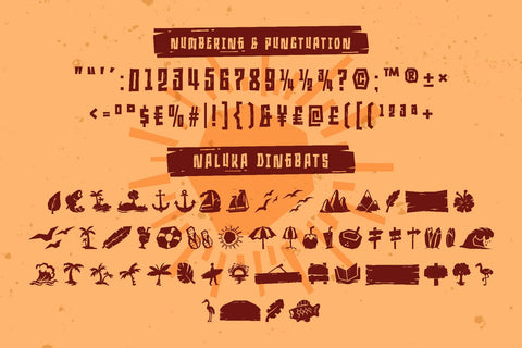 Naluka - Ethnic Font with Extras Font Arterfak Project 
