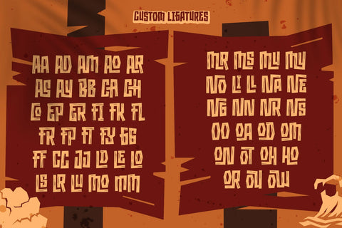 Naluka - Ethnic Font with Extras Font Arterfak Project 