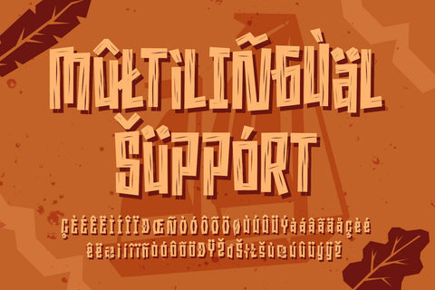 Naluka - Ethnic Font with Extras Font Arterfak Project 