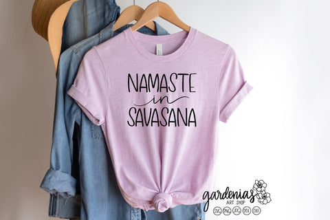 Namaste in Savasana SVG Gardenias Art Shop 