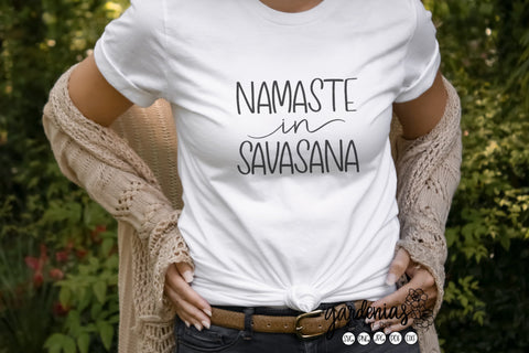 Namaste in Savasana SVG Gardenias Art Shop 