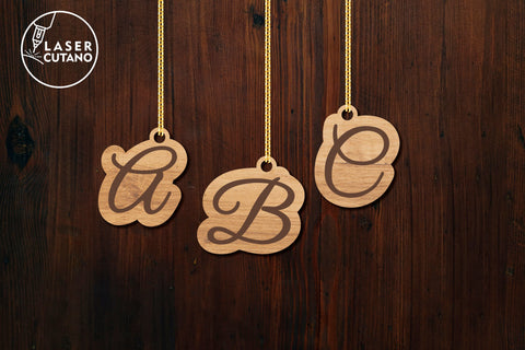 Name Keychains Bundle Laser Cut Files SVG LaserCutano 