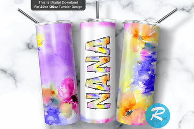 Nana 20 oz / 30 oz Tumbler PNG Sublimation Regulrcrative 