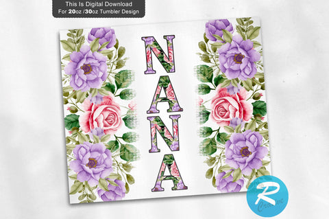 Nana 20 oz / 30 oz Tumbler PNG Sublimation Regulrcrative 