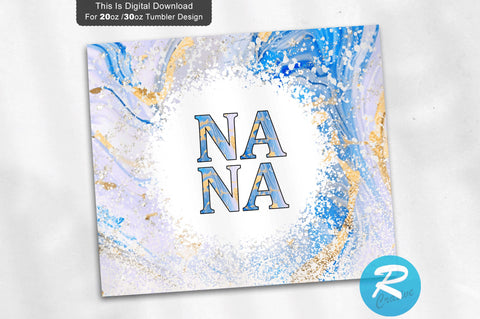 Nana 20 oz / 30 oz Tumbler PNG Sublimation Regulrcrative 