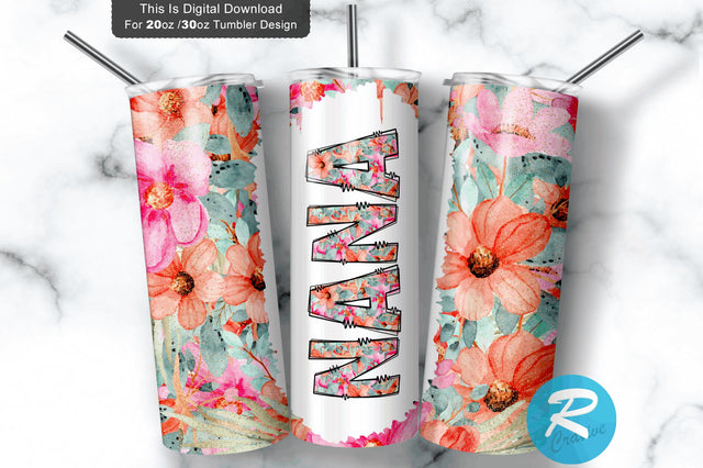 Nana 20 oz / 30 oz Tumbler PNG Sublimation Regulrcrative 