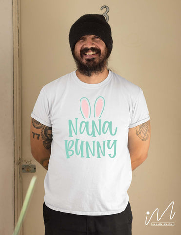 Nana bunny svg, nana t shirt svg, Easter nana svg SVG Isabella Machell 