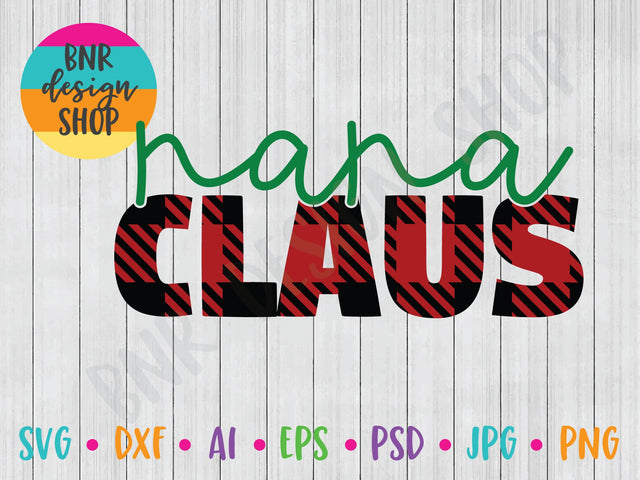 Nana Claus SVG SVG BNRDesignShop 