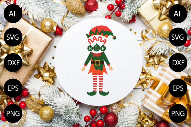 Nana Elf SVG CraftlabSvg29 