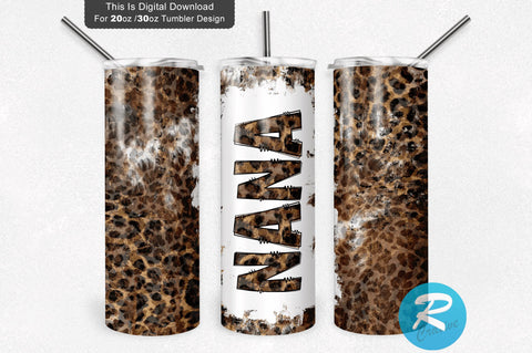 Nana leopard 20 oz / 30 oz Tumbler PNG Sublimation Regulrcrative 