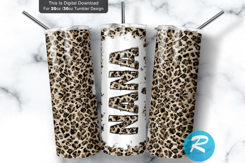 Nana leopard 20 oz / 30 oz Tumbler PNG Sublimation Regulrcrative 