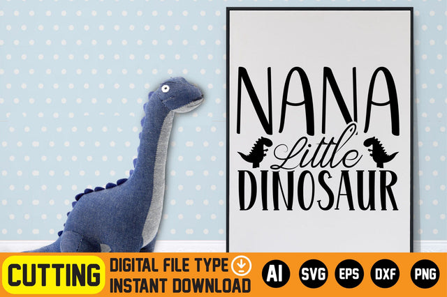 Nana Little Dinosaur SVG CraftlabSvg29 