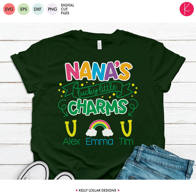 Nana Lucky Little Charms SVG Kelly Lollar Designs 