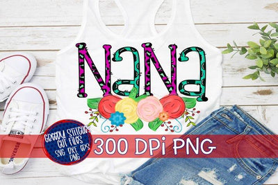 Nana PNG for Sublimation Sublimation Greedy Stitches 