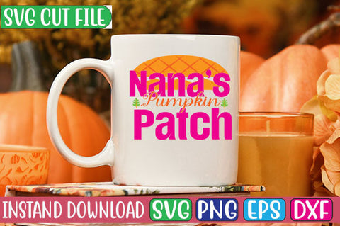 Nana 's Pumpkin Patch-01SVG Cut File SVGs, Quotes and Sayings, Food & Drink, Holiday,On Sale, SVG Studio Innate 