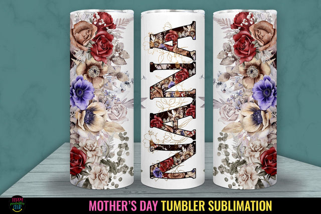 Nana Tumbler Sublimation I Mothers Day Tumbler Wrap PNG Sublimation Happy Printables Club 