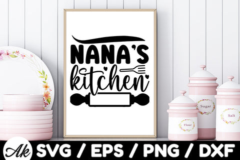 Nanas kitchen svg SVG akazaddesign 