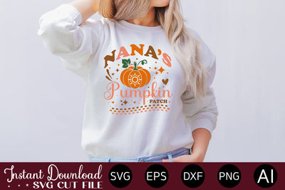 Nana's Pumpkin Patch-01 Svg Design SVG designmaster24 