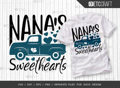 Nanas Sweetheart's SVG Cut File | Valentine's Day Svg | 14 February Svg | Valentine Svg | Valentines Truck Svg | Love You Svg | Valentine's Day Quote Design SVG ETC Craft 