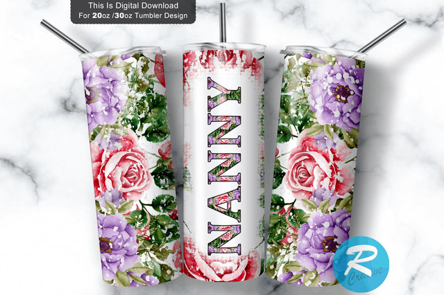 Nanny 20 oz / 30 oz Tumbler PNG Sublimation Regulrcrative 