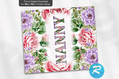 Nanny 20 oz / 30 oz Tumbler PNG Sublimation Regulrcrative 