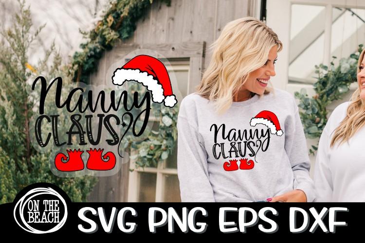Nanny Claus - Christmas SVG PNG EPS DXF SVG On the Beach Boutique 