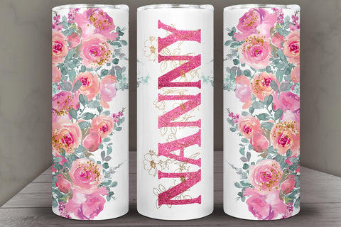 Nanny Tumbler Sublimation I Mothers Day Tumbler Wrap PNG Sublimation Happy Printables Club 
