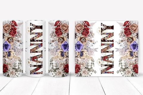 Nanny Tumbler Sublimation I Mothers Day Tumbler Wrap PNG Sublimation Happy Printables Club 
