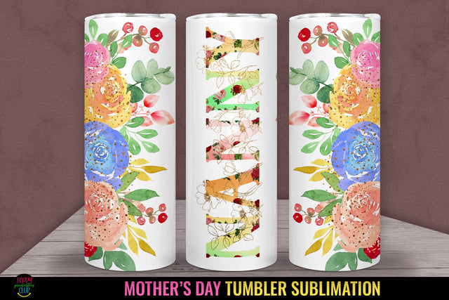 Nanny Tumbler Sublimation I Mothers Day Tumbler Wrap PNG Sublimation Happy Printables Club 