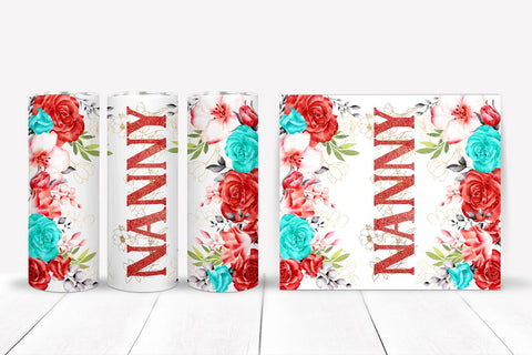 Nanny Tumbler Sublimation I Mothers Day Tumbler Wrap PNG Sublimation Happy Printables Club 
