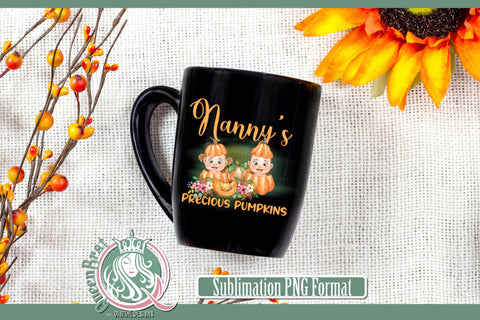 Nanny's Precious Pumpkins Sublimation Sublimation QueenBrat Digital Designs 