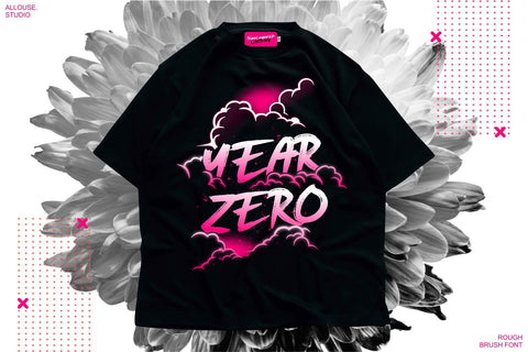 Naofumi - Rough Bruhs Font Font Allouse.Studio 