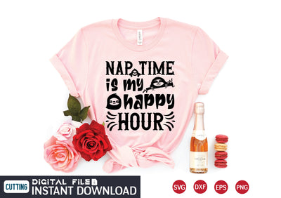 nap time is my happy hour SVG designer krishna 
