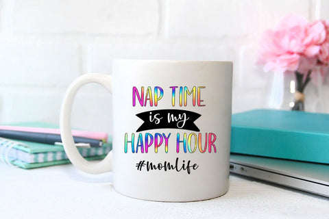 Naptime Is My - Mother's Day Sublimation I Mom Shirt Sublimation Happy Printables Club 