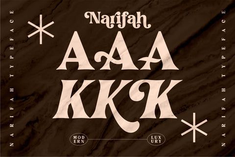 Narifah Typeface Font Storytype Studio 