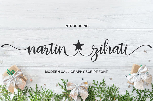 Nartin Zihati Font IRF Lab Studio 