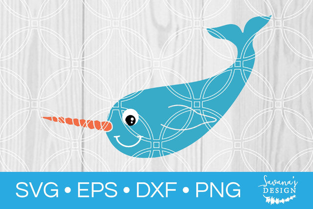 Narwhal SVG SavanasDesign 