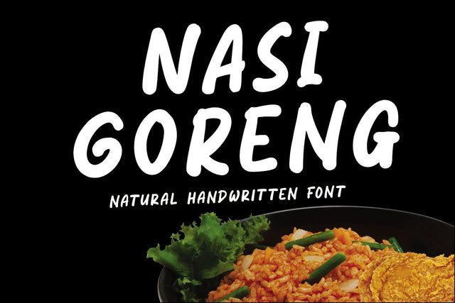 Nasi Goreng Font Mozarella 