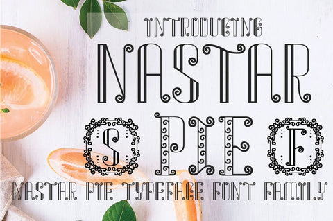 Nastar Pie Font JH-CreativeFont 