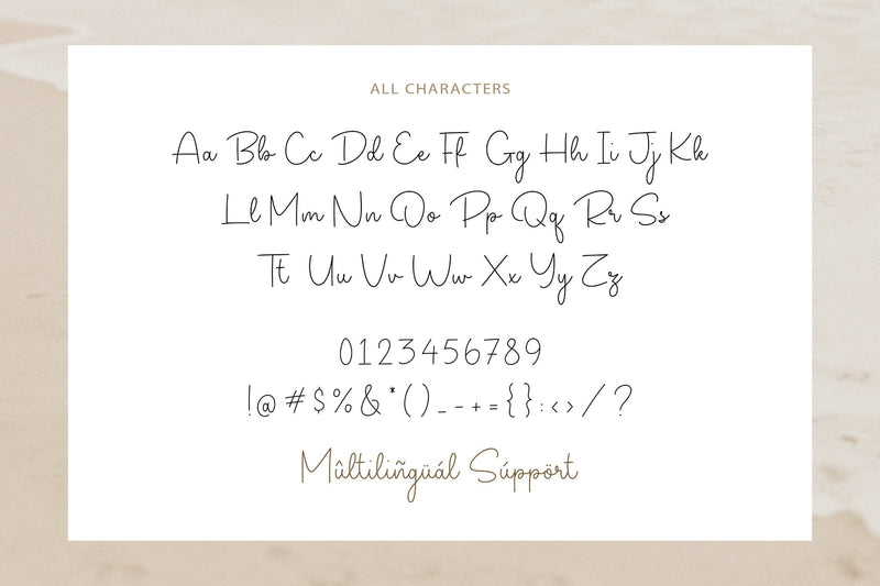 Natalia Signature - Handwritten Script font - So Fontsy
