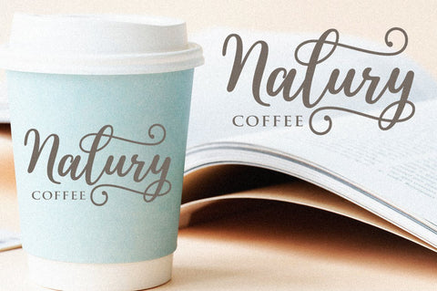 Natalic Script Font Rastype 
