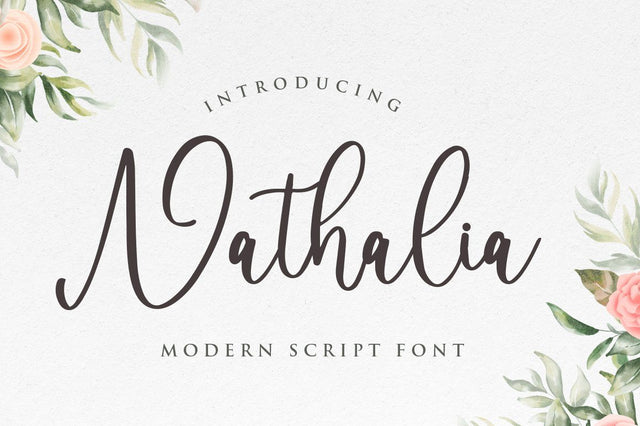 Nathalia - Modern Calligraphy Font Font Vultype Co 