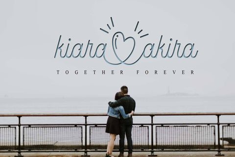 Nathalie Marsha Font love script 