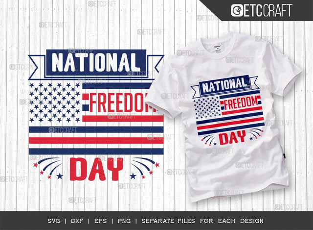 National Freedom Day SVG Cut File | 1 February Svg | Independence Day Svg | Memorial Day | Freedom Svg | Liberty Svg | Holiday Svg | National Freedom Day Quote SVG ETC Craft 