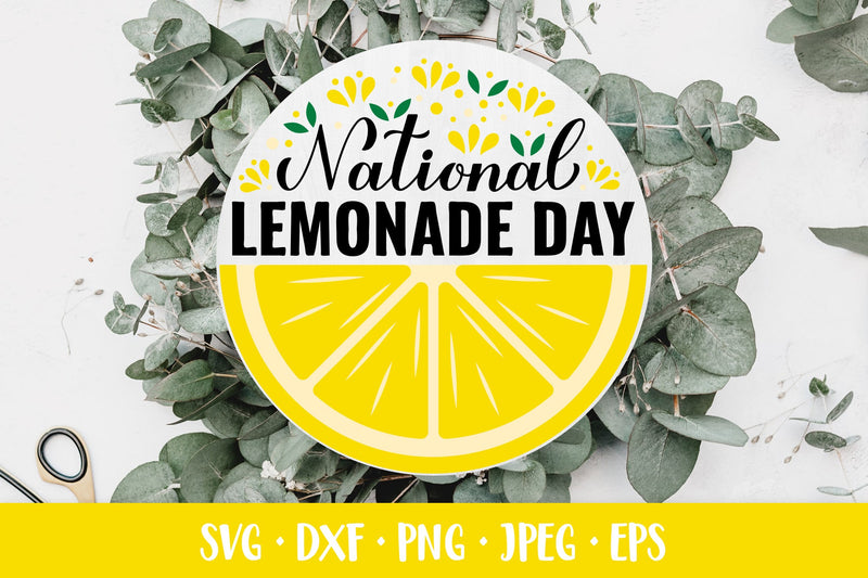 National lemonade day round sign SVG SVG LaBelezoka 