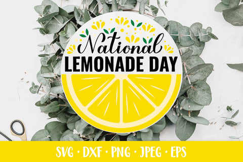 National lemonade day round sign SVG SVG LaBelezoka 