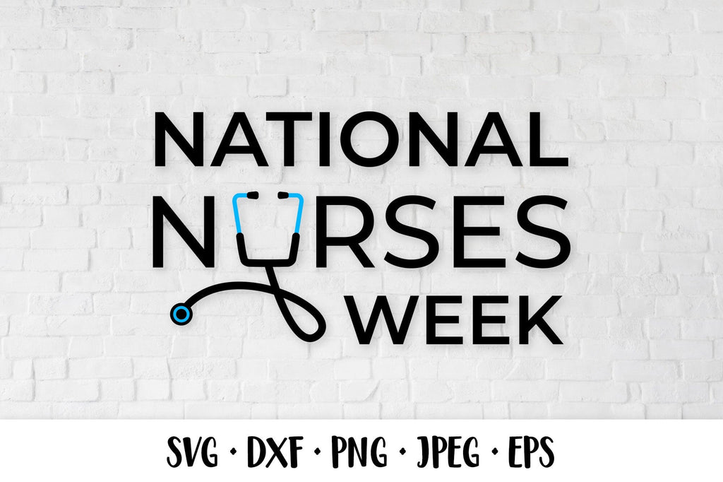 Nurses Week Script Font National Nurses Week SVG. Gift for nurse - So Fontsy
